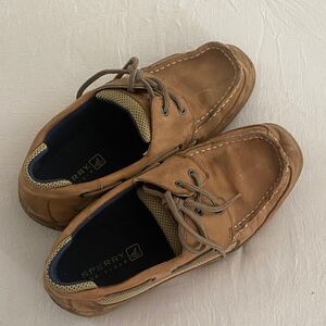 Sperry Men's Brown Leather Boat Shoes